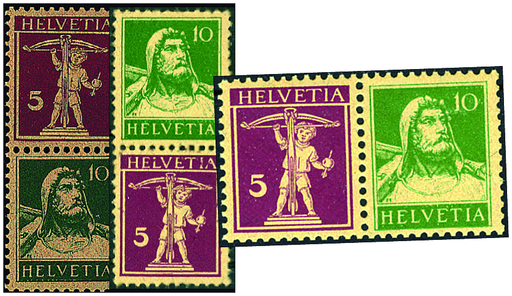 [7340.10.02] 1921-1927, Tellknabe und Tellbrustbild