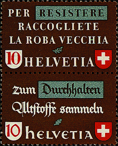 [7340.34.09] 10+10 Rp. Resistere, Durchhalten