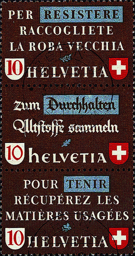 [7340.36.06] 10+10+10 Rp. Resistere, Durchhalten, Tenir