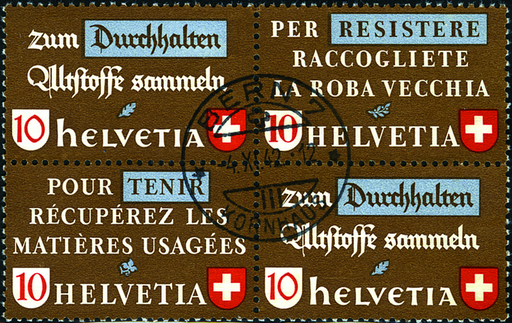 [7340.254.04] 10 Rp. Durchhalten- Resistere, Tenir-Durchhalten