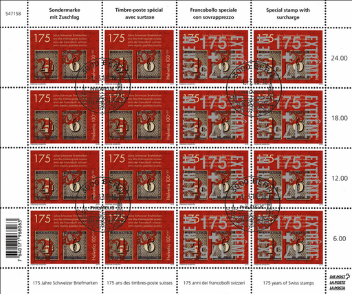 [7340.115.08] 2018, 175 Jahre Schweizer Briefmarken