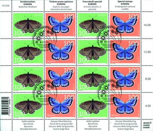 [7340.1819.04] 2021, Europa-Bedrohte Wildtiere