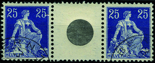 [7350.1.02] 25+25 Rp. blau-hellblau