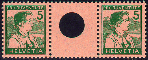 [7350.12.01] 5(+5) Rp. Appenzeller Knabe, grün