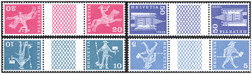 [7350.63.01] 1960, Postgeschichtliche Motive und Baudenkmäler