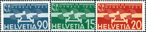 [7370.16.10] 1932, Gedenkausgabe zur Abrüstungskonferenz in Genf