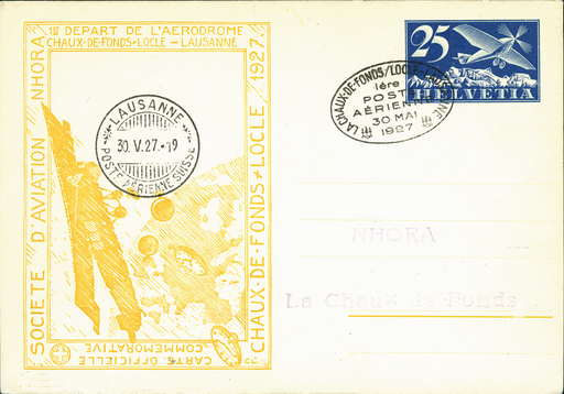 [7373.27.04] 1927, La Chaux-de-Fonds-Lausanne