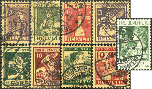 [7390.1.06] 1913-1917, Trachtenbilder, Komplett-Kollektion