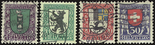 [7390.33.02] 1925, Kantons- und Schweizer Wappen