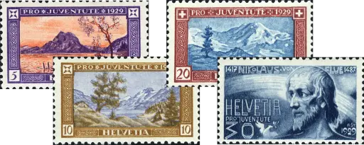 [7390.49.01] 1929, Landschaften und Bildnis Nikolaus' von Flüe
