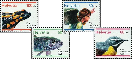 [7390.336.01] 1995, Weihnachtsmarke, Tiere