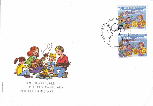 [7390.413.01] 85+40 Rp. Räbeliechtli-Umzug, "Doppelprägung"