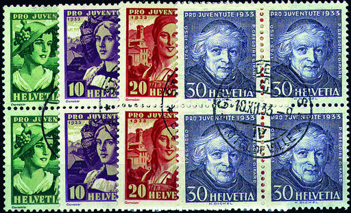 [7395.65.02] 1933, Scheizer Frauentrachten und Bildnis Grégoire Girards