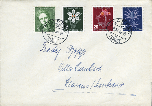 [7396.117.01] 1946, Bildnis Rudolphe Toepffers und Alpenblumenbilder