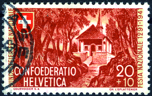 [7400.14.02] 20+10 Rp. Hohle Gasse, "Bräunlichzinnober statt zinnober"