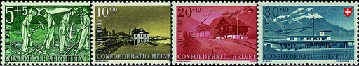 [7400.34.01] 1947, Bahnarbeiter und Bahnhöfe