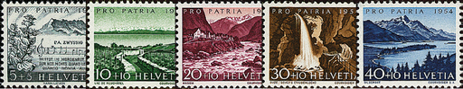 [7400.66.01] 1954, Schweizer Psalm, Seen und Wasserläufe