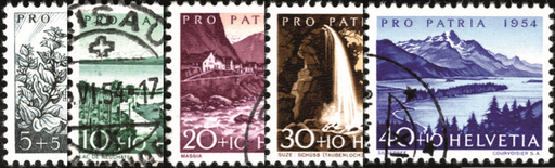 [7400.66.02] 1954, Schweizer Psalm, Seen und Wasserläufe