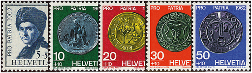 [7400.108.01] 1962, Jean-Jaques Rousseau, alte Schweizer Münzen
