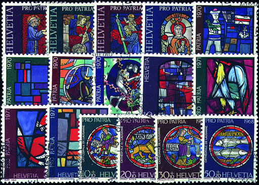 [7400.138.04] 1968-1971, Pro Patria Komplett-Kollektion