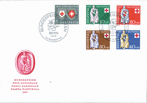 [7406.81.01] 1957, Wappen und Sinnbild der Barmherzigkeit