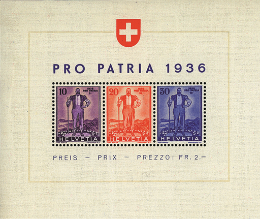 [7410.8.01] 1936, Pro Patria (Eidgenössische Wehranleihe)
