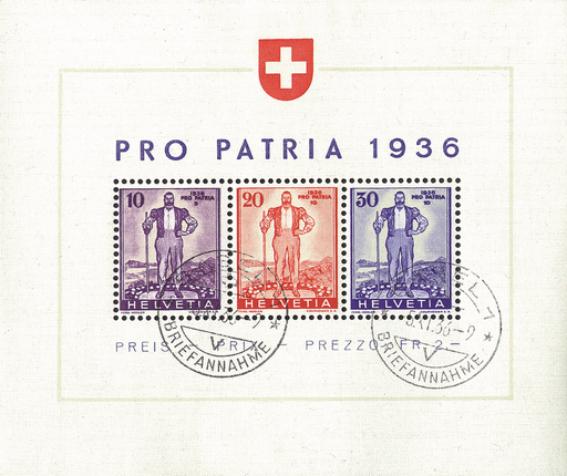 [7410.8.03] 1936, Pro Patria (Eidgenössische Wehranleihe)