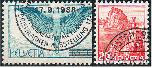 [7410.9.02] 1938, Nationale Briefmarkenausstellung in Aarau