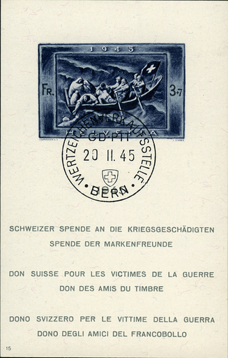 [7410.21.11] 1945, Schweizer Spende an die Kriegsgeschädigten