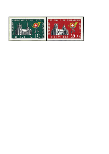 [7410.33.01] 1955, Nationale Briefmarkenausstellung in Lausanne