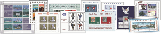 [7410.38.06] 1959, Nationale Briefmarkenausstellung in St. Gallen (NABAG)