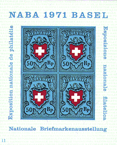 [7410.45.01] 1971, Nationale Briefmarkenausstellung in Basel (NABA)