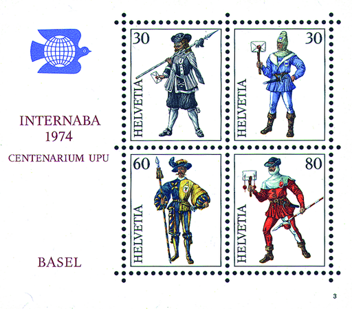 [7410.50.01] 1974, Internationale Briefmarkenausstellung in Basel (INTERNABA)
