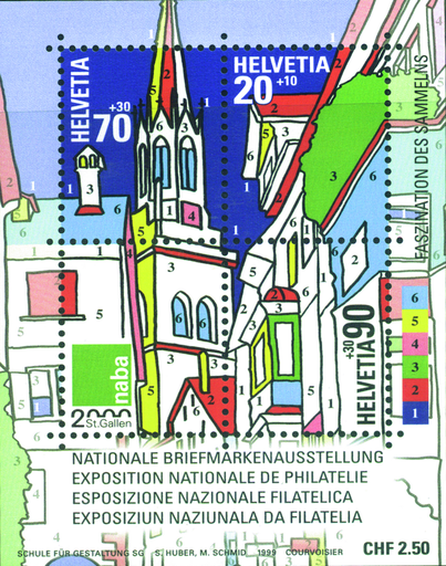 [7410.84.01] 1999, Nationale Briefmarkenausstellung St.Gallen (NABA 2000) I
