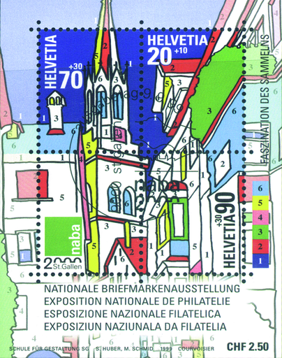[7410.84.02] 1999, Nationale Briefmarkenausstellung St.Gallen (NABA 2000) I