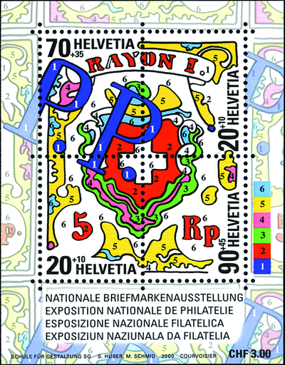 [7410.89.01] 2000, Nationale Briefmarkenausstellung in St. Gallen (NABA 2000) II