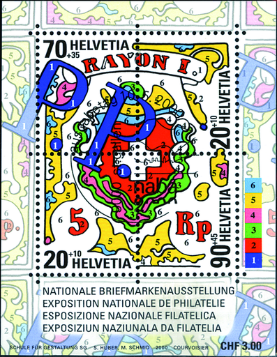 [7410.89.02] 2000, Nationale Briefmarkenausstellung in St. Gallen (NABA 2000) II