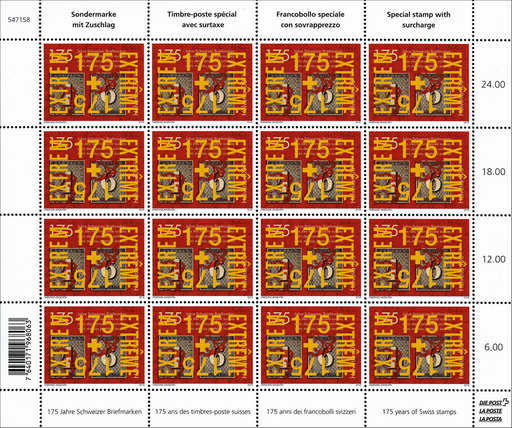 [7410.115.08] 2018, 175 Jahre Schweizer Briefmarken