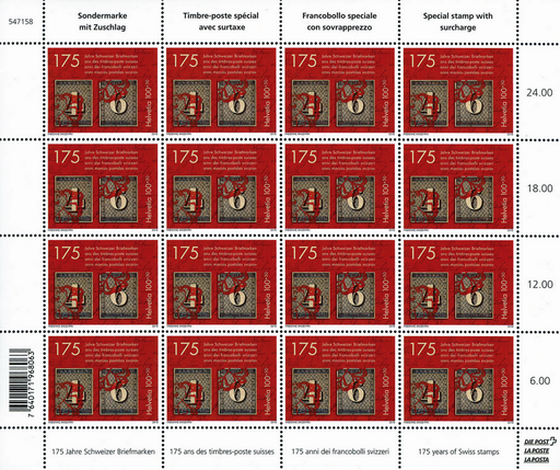 [7410.115.03] 2018, 175 Jahre Schweizer Briefmarken