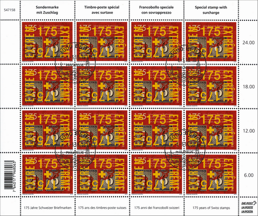 [7410.115.09] 2018, 175 Jahre Schweizer Briefmarken