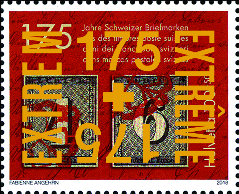 [7410.115.10] 2018, 175 Jahre Schweizer Briefmarken