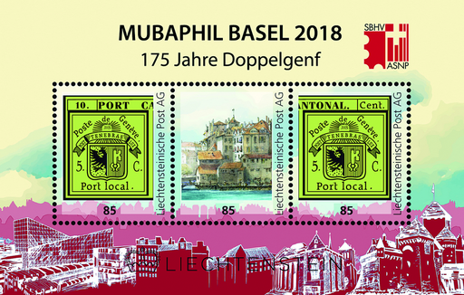 [7410.2018.02] 2018, Mubaphil Basel, 175 Jahre Doppelgenf