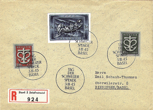 [7411.19.02] 1945, Schweizer Spende an die Kriegsgeschädigten