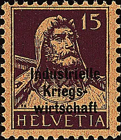 [7420.12.03] 10 Rp. Tellbrustbild, violett, sämisch