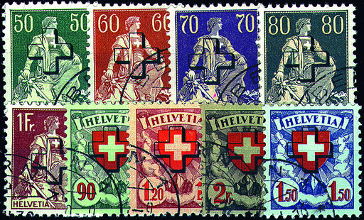 [7430.37.05] 1938, Helvetia mit Schwert-Wappenmuster