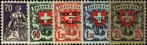 [7440.22.01] 1935-1937, Helvetia mit Schwert-Wappen