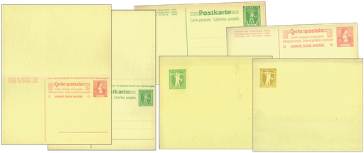 [7591.1907.07] 1907, Ganzsachen-Kollektion (200g)