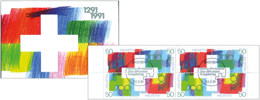 [7593.89.02] 1991, 700 Jahre Eidgenossenschaft, mehrfarbig