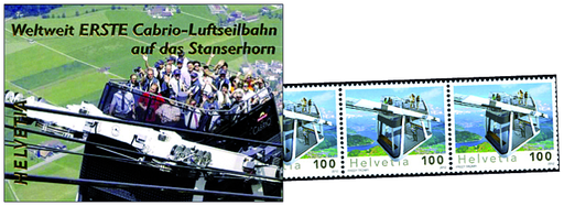 [7593.1433.01] 2012, Weltneuheit Stanserhorn-Cabrio-Luftseilbahn