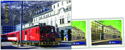 [7593.1601.01] 2016, Schweizer Bahnhöfe, Brig